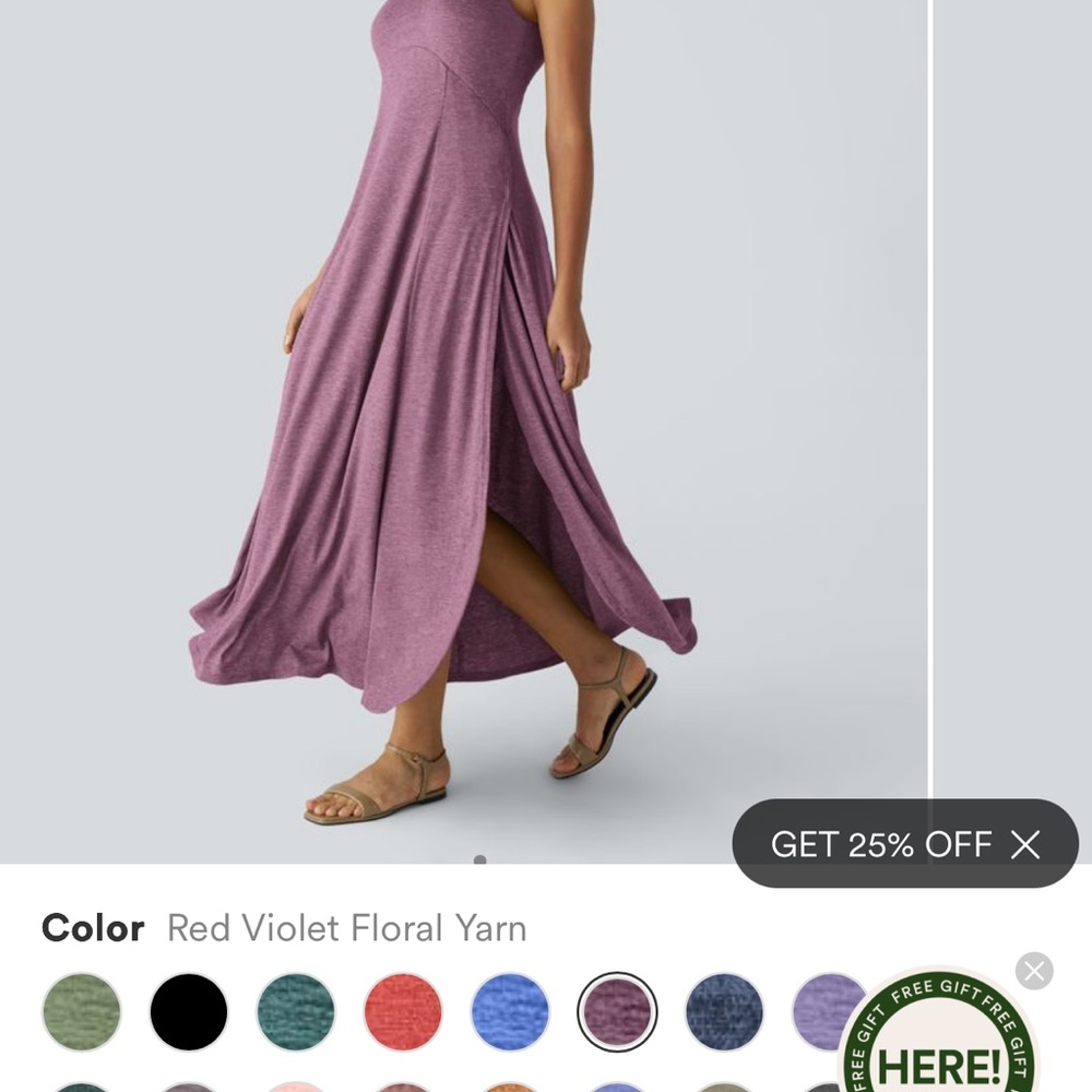 NWOT Halara backless casual dress
